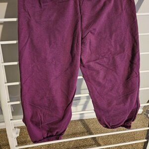 Purple Disney/Tinker Bell Capri Sweat Pants. Size M.